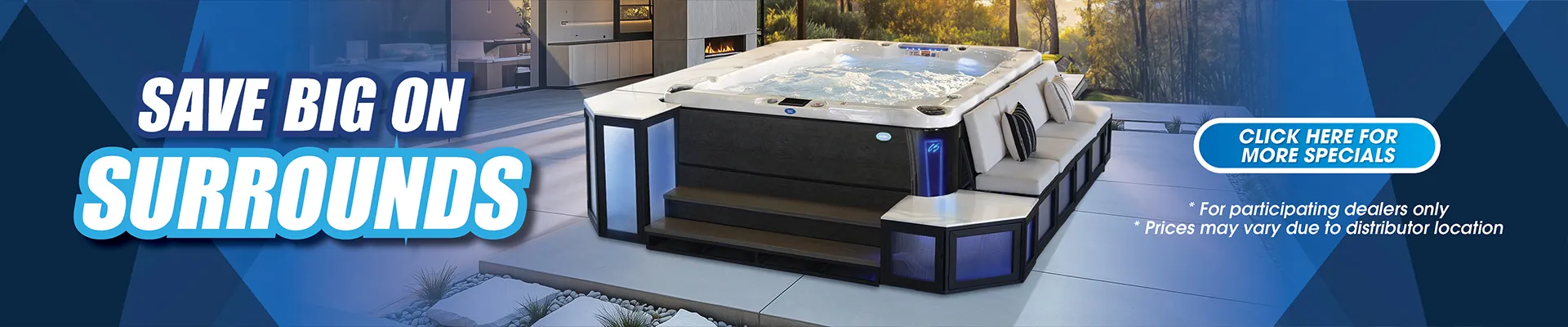Calspas hot tub being used in a family setting - Cathedral City